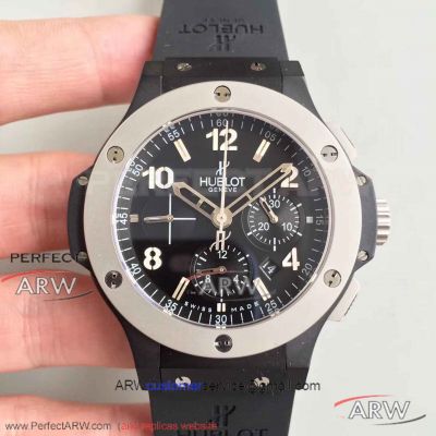 HB Factory Hublot Big Bang Ice Bang 44 MM Black Ceramic Case Copy HUB4100 Watch 301.CT.130